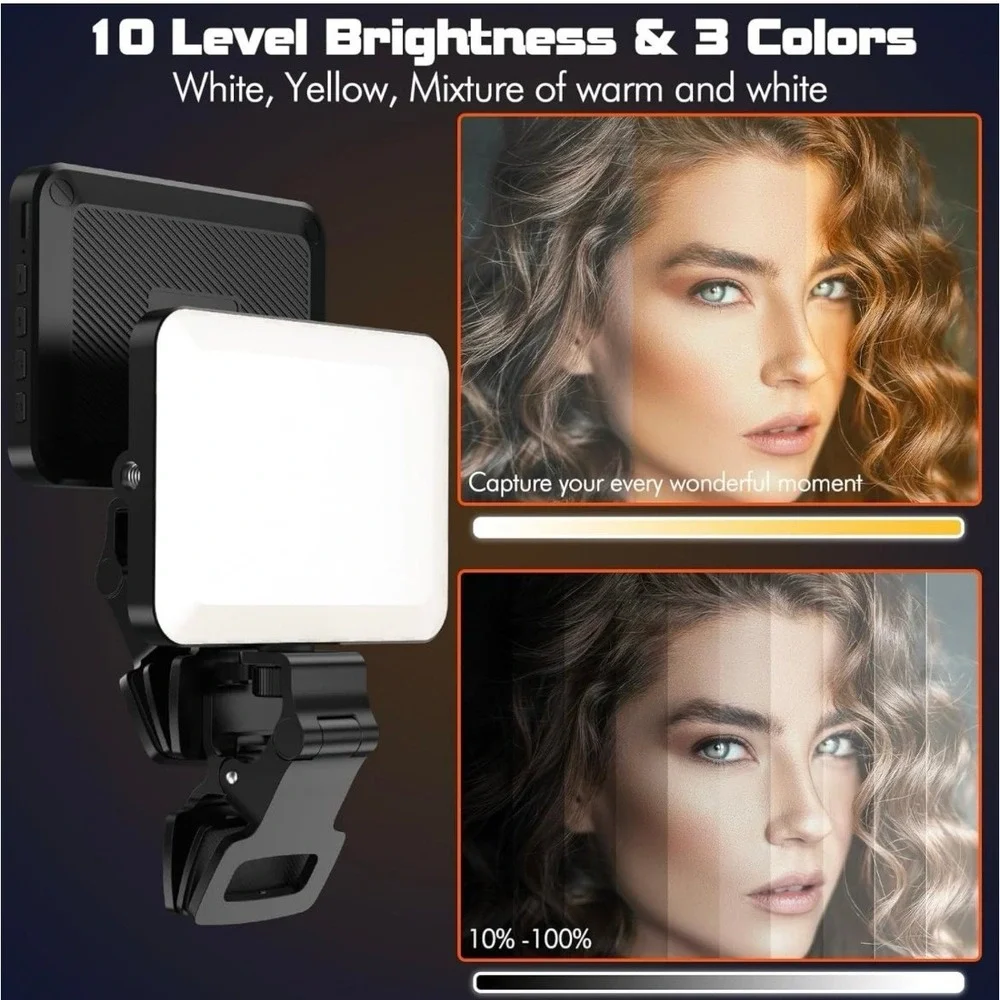 UBeesize Selfie Light for Phone, 80 LED Video Fill Light with Clip